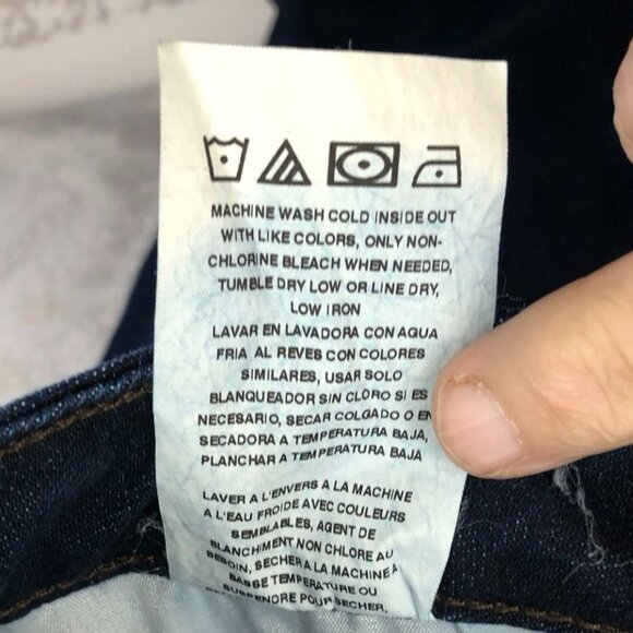 Lee Womens Jeans Size 14S Blue Dark Denim Classic Straight Leg Mid Rise Casual - Picture 9 of 14